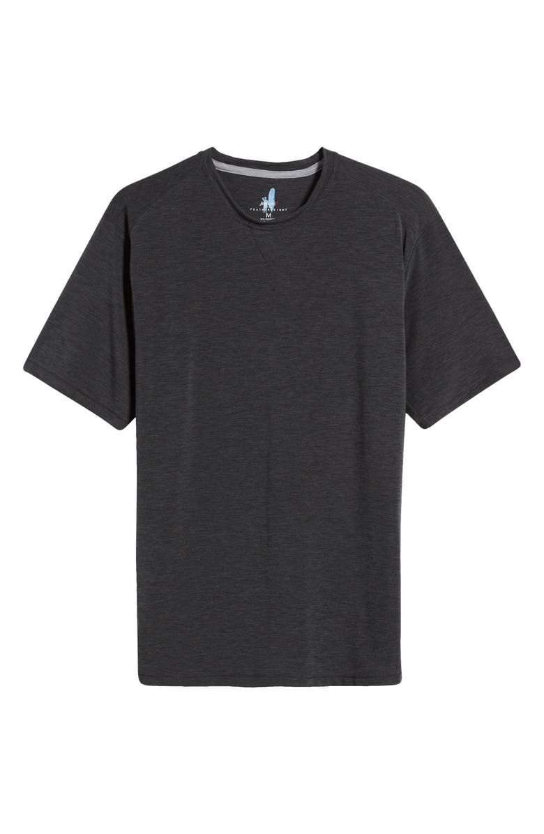 johnnie-O Course Performance T-Shirt, Alternate, color, Heather Black