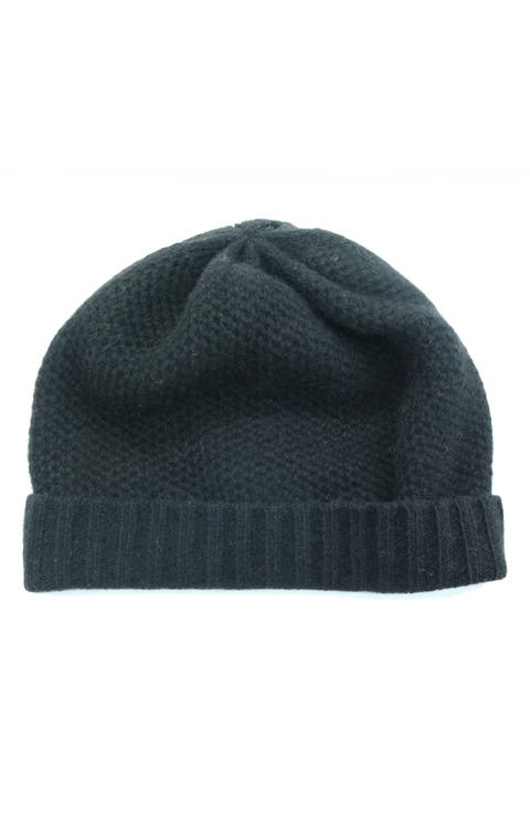 Honeycomb Cashmere Beanie