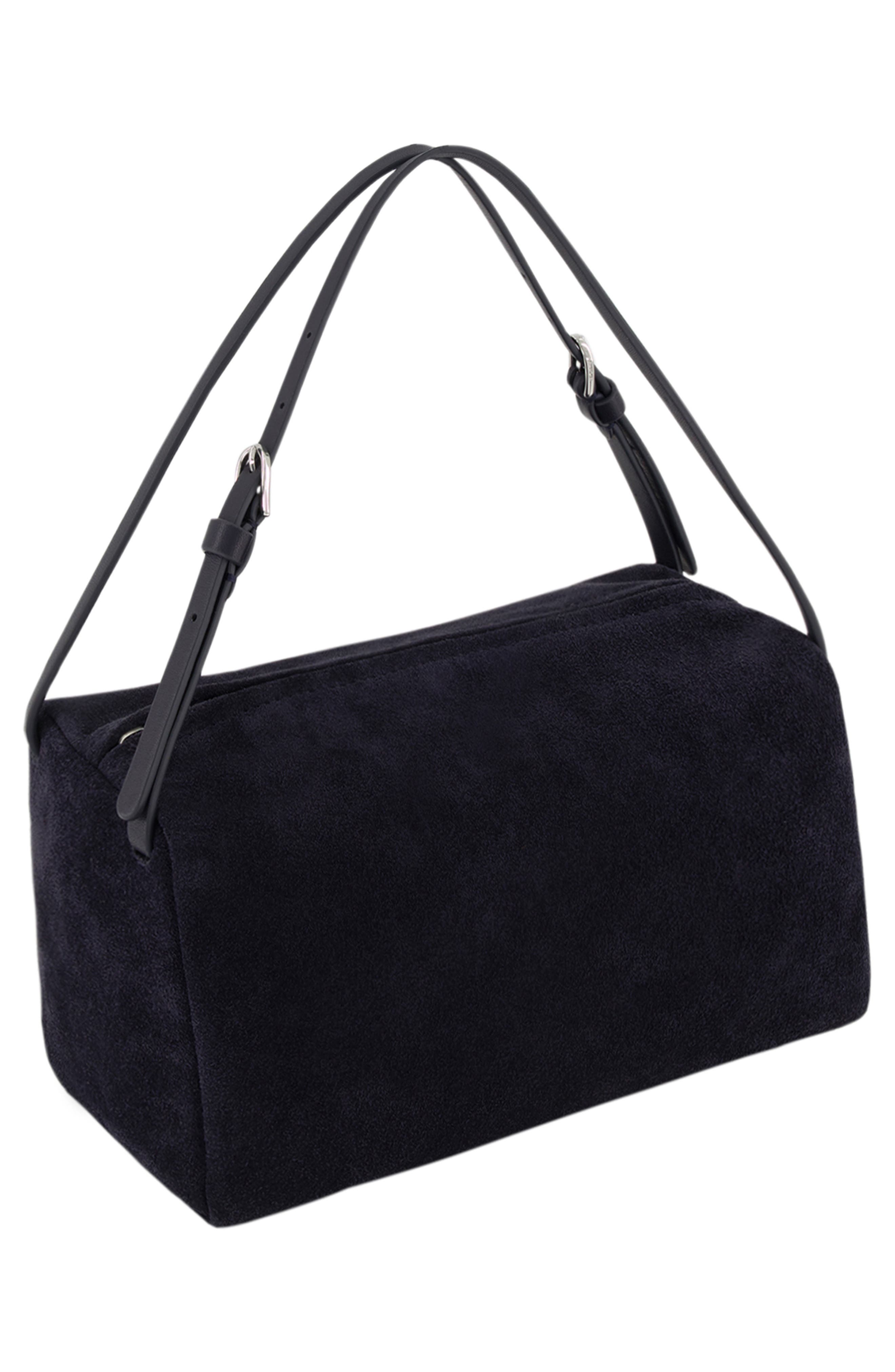 Vince Josie Suede Top Handle Bag, Alternate, color, Coastal