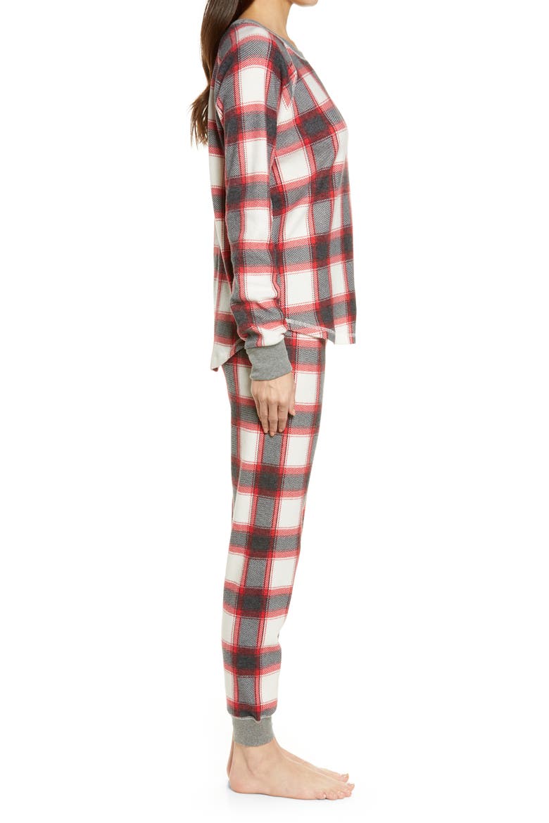 Thermal Pajamas, Alternate, color, RED