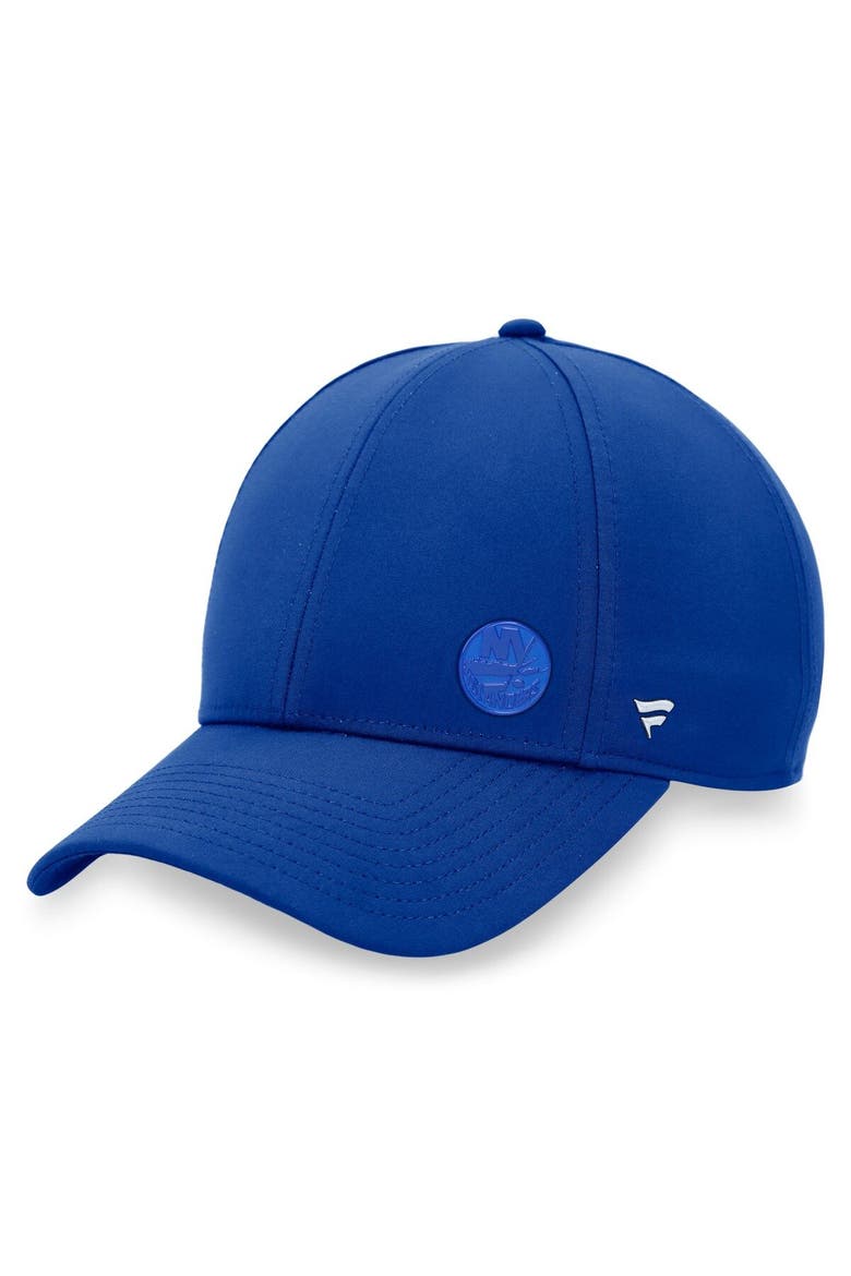 Women's Fanatics Branded Royal New York Islanders Authentic Pro Road Structured Adjustable Hat, Main, color, Royal