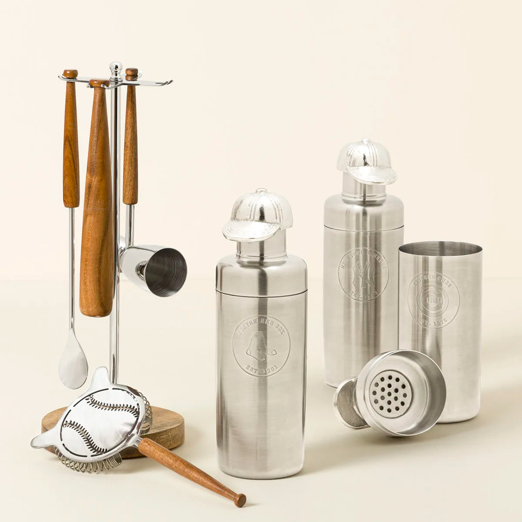 Uncommon Goods Batter Up Mlb Cocktail Shaker & Bar Tool Set
