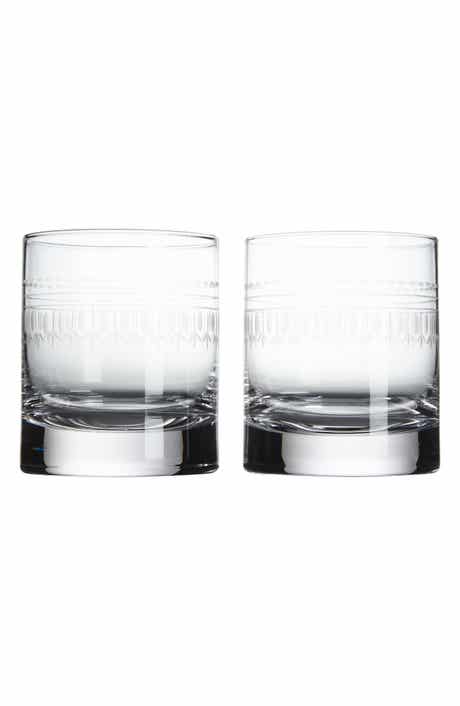 The Vintage List Set of 2 Crystal Whiskey Glasses