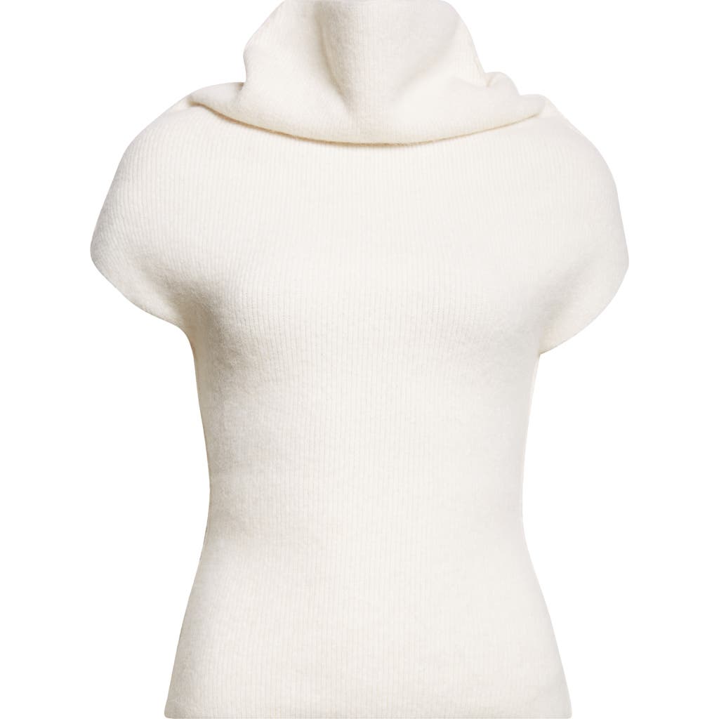 Rick Owens Woman Turtleneck Light Green Size S Alpaca Wool, Polyamide, Wool, Elastane In White