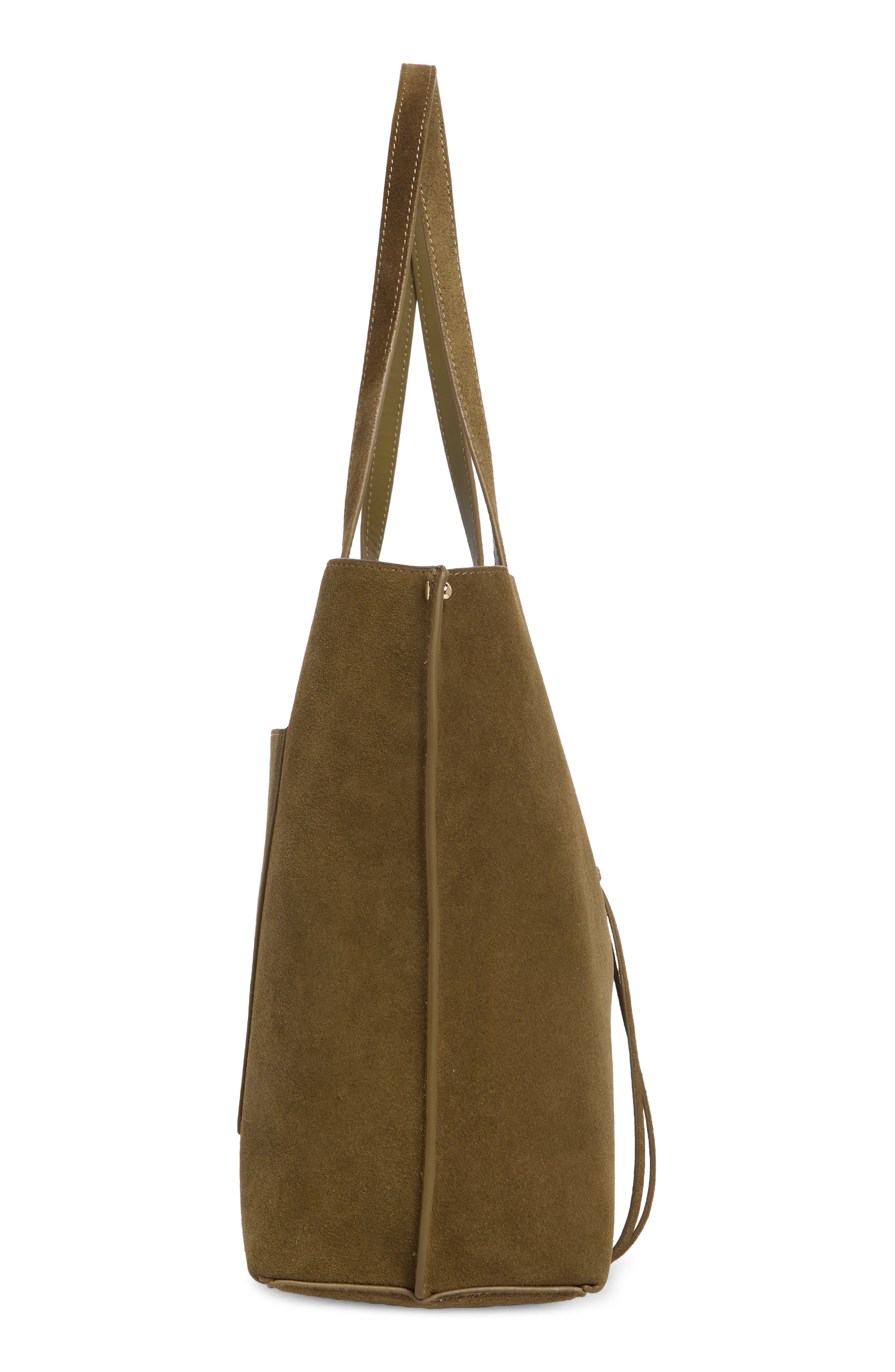 Rebecca Minkoff Megan Suede Tote, Alternate, color, Jungle