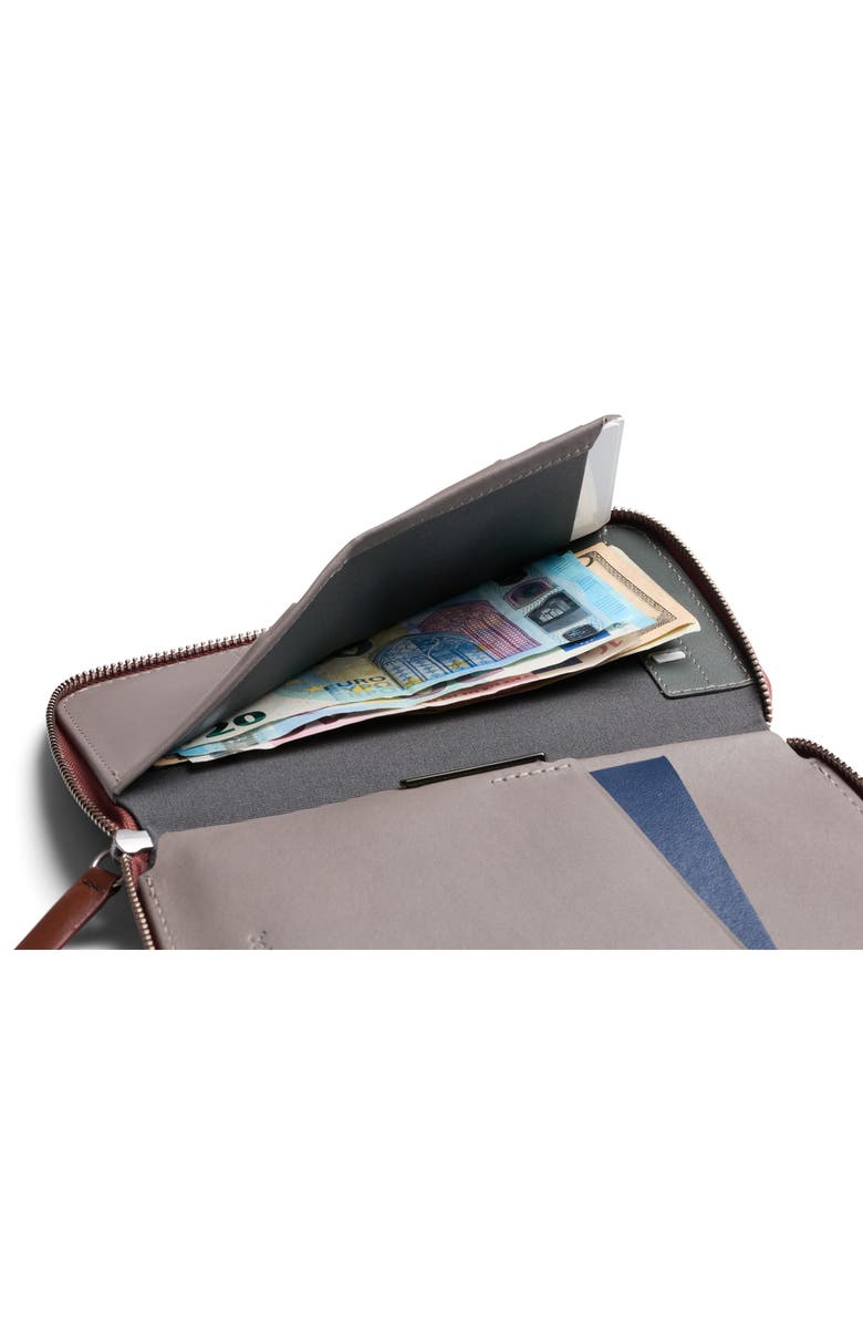 Bellroy Leather RFID Travel Folio, Alternate, color, Sienna