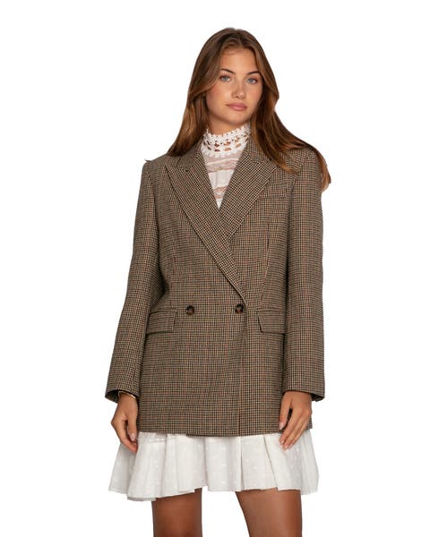 Big Brother Talk Double Breasted Blazer