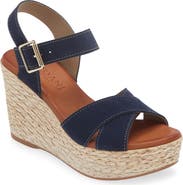 Cordani Brittany Ankle Strap Espadrille Platform Wedge Sandal
