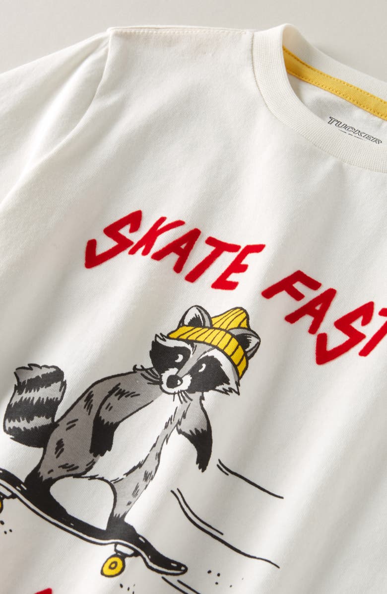 Tucker + Tate Kids' Graphic T-Shirt, Alternate, color, Ivory Egret Skate Fast Graphic