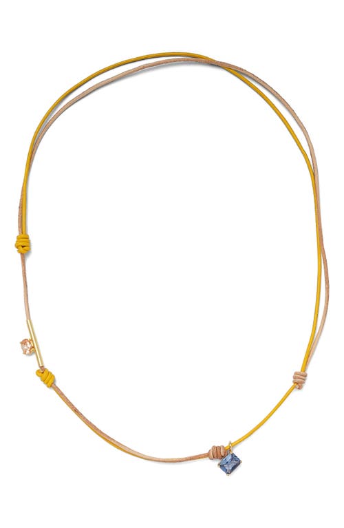 Lady Grey Crystal Knot Cubic Zirconia Necklace