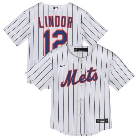 Infant Nike Francisco Lindor White New York Mets Home Replica Jersey