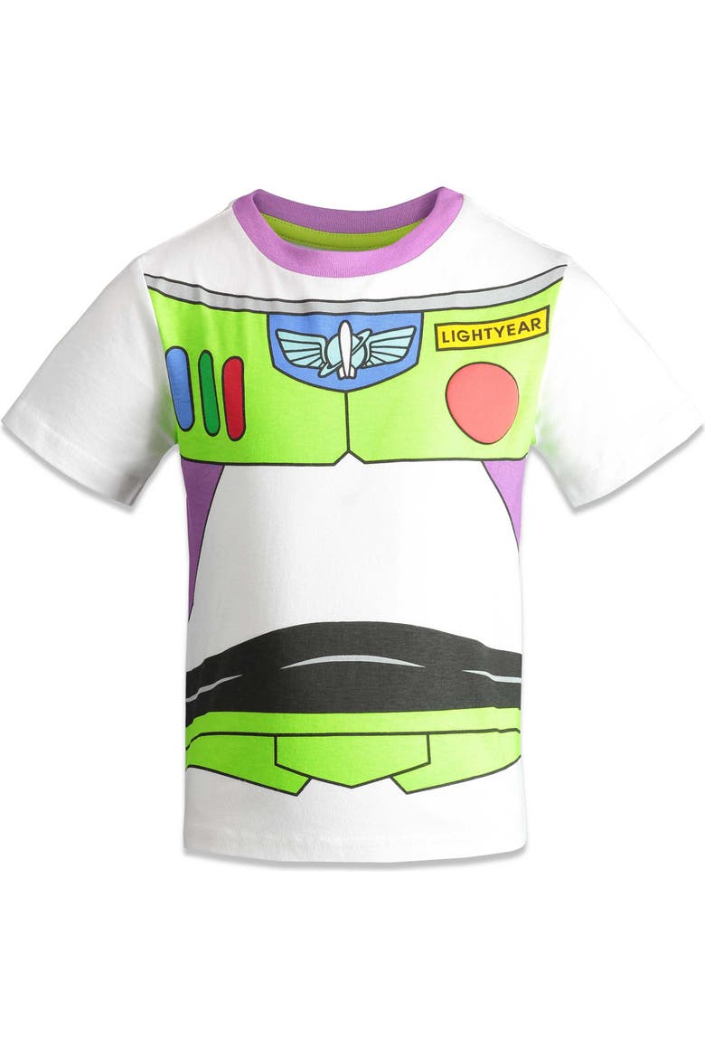 Toy Story 4-Pack Short Sleeve T-Shirts, Alternate, color, Woody Buzz Multi