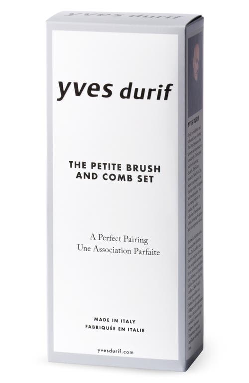 Yves Durif The Petite Brush & Comb Set In Transparent