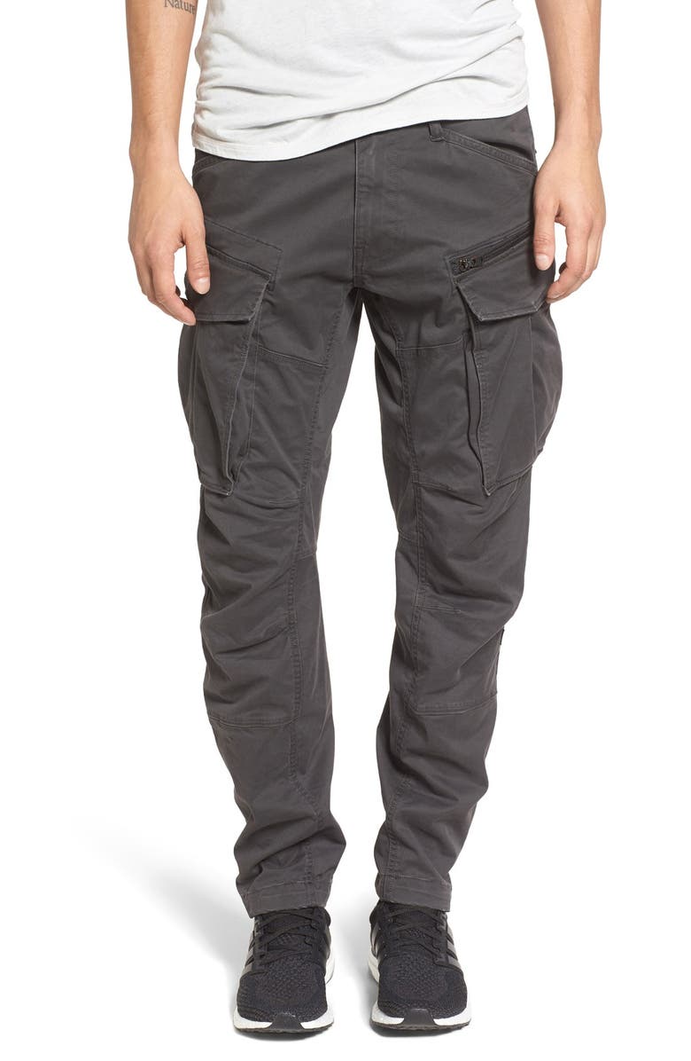 G-Star RAW Rovik Tapered Fit Cargo Pants, Main, color, Raven