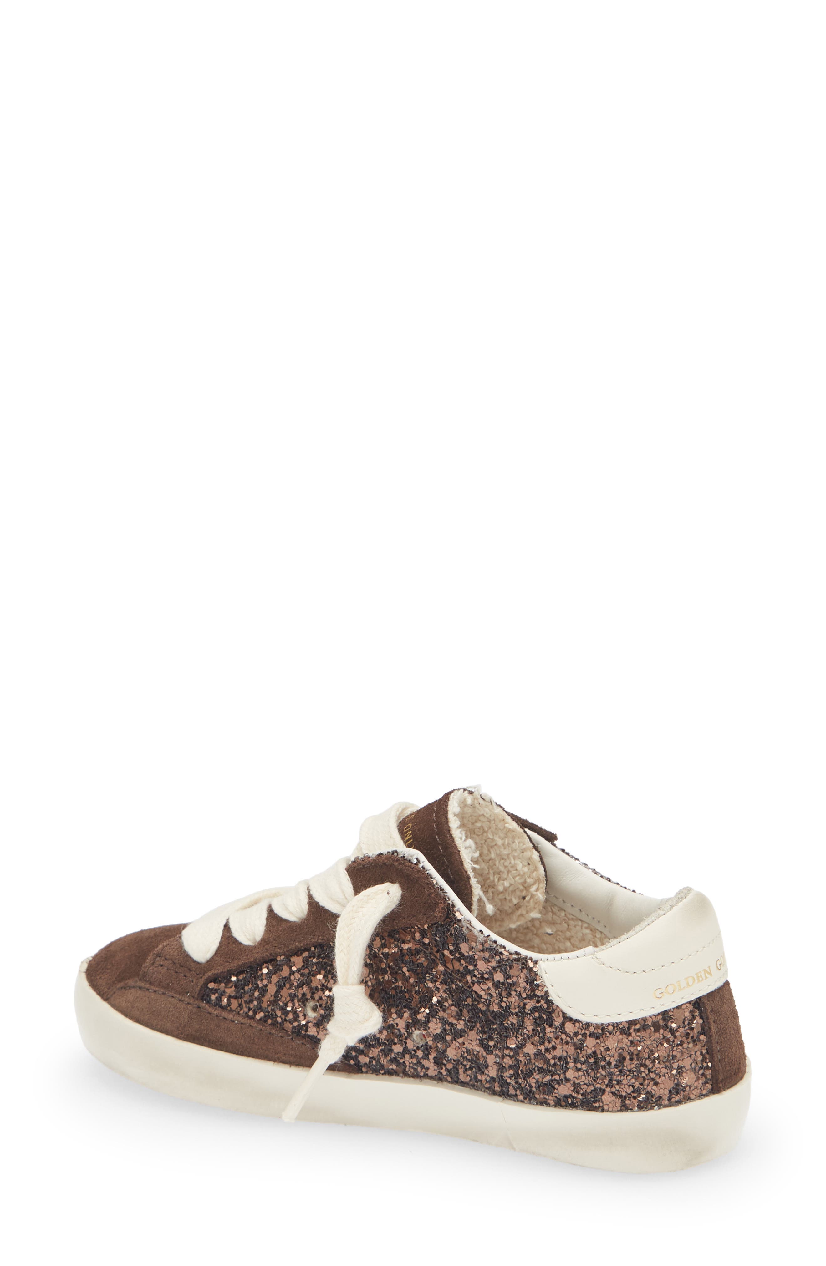 Kids' Super-Star Sneaker, Alternate, color, BROWN/ CREAM