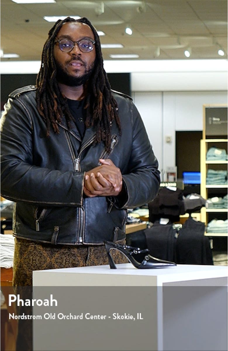 Buckle Pointed Toe Mule, sales video thumbnail