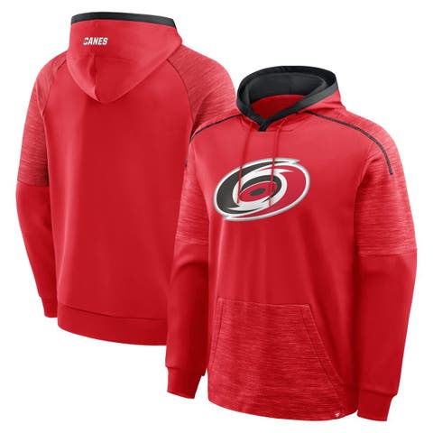 Men
s Fanatics Red Carolina Hurricanes Goaltender Defender Pullover Hoodie