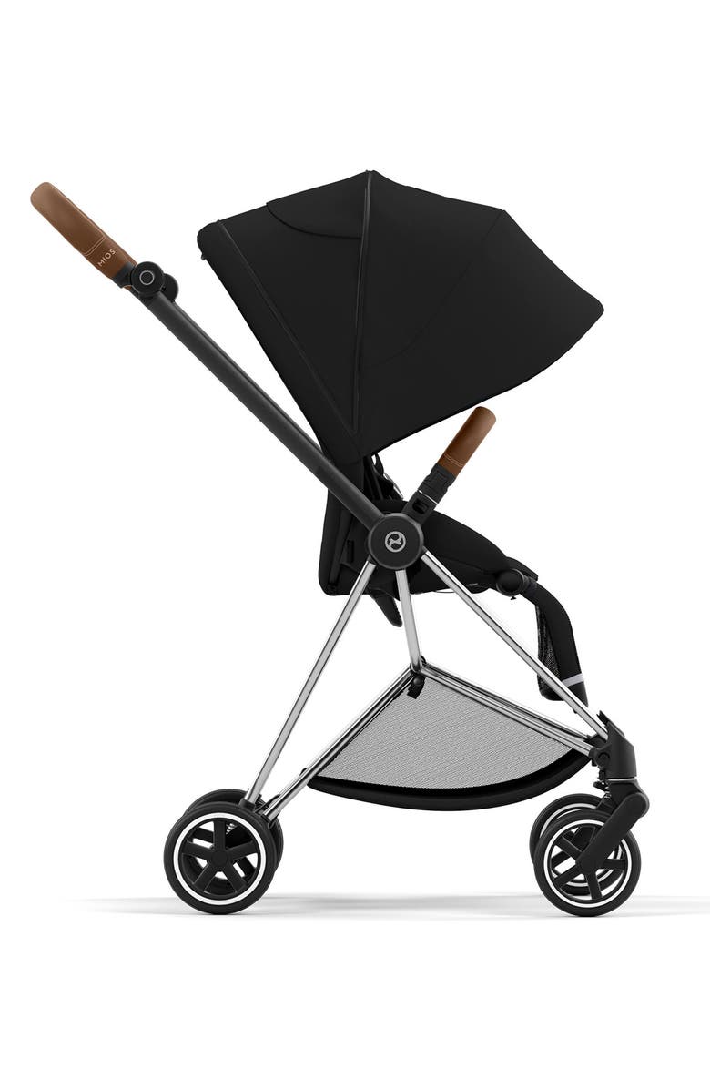 CYBEX MIOS 3 Compact Lightweight Stroller with Chrome/Brown Frame, Alternate, color, 