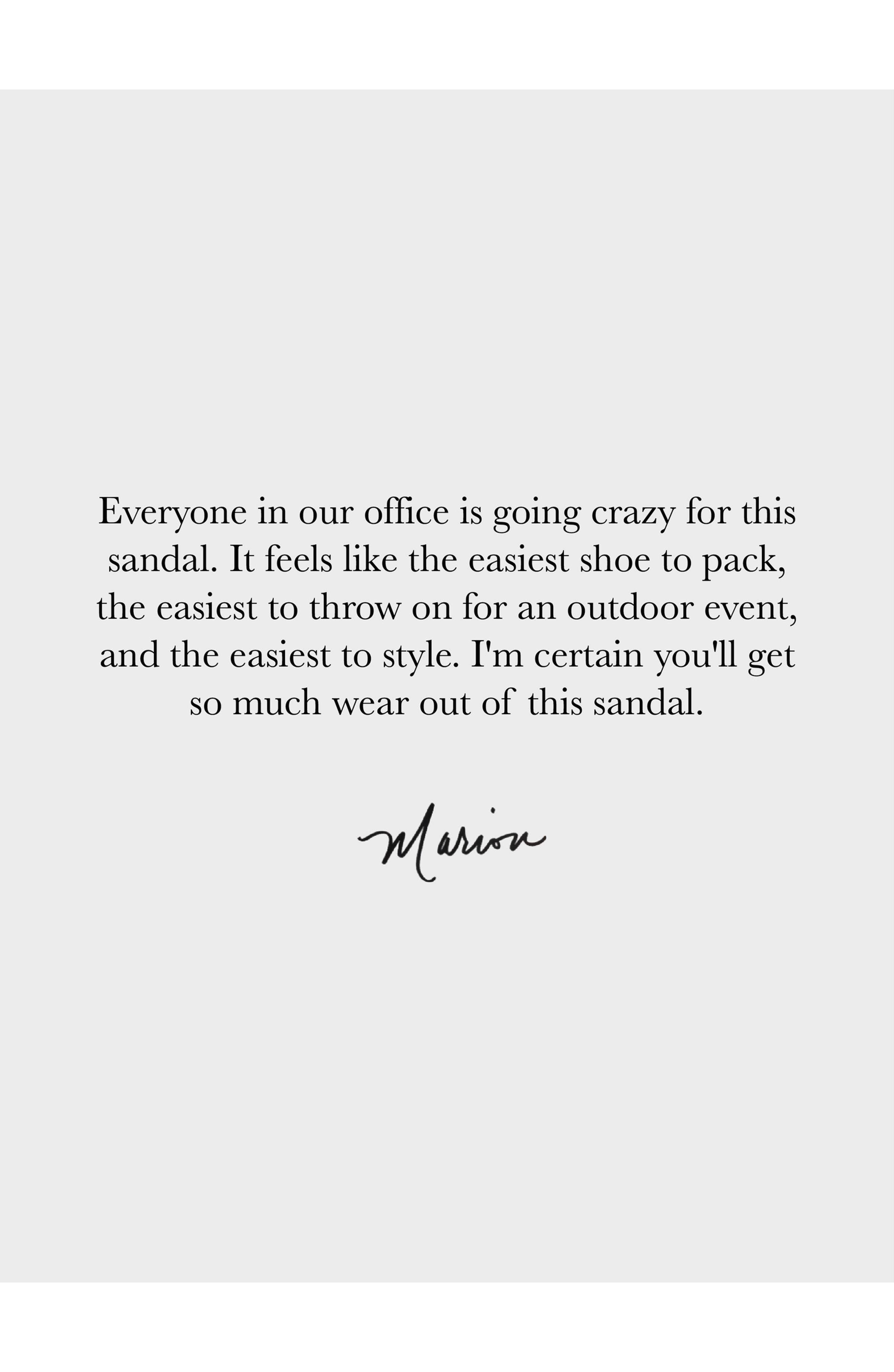 MARION PARKE Solana Thong Sandal | Nappa, Alternate, color, 