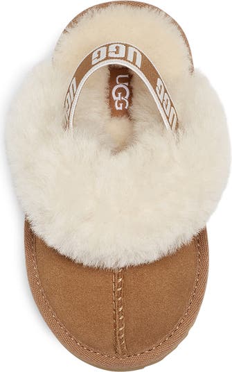 Funkette Water Resistant Genuine Shearling Trim Clog