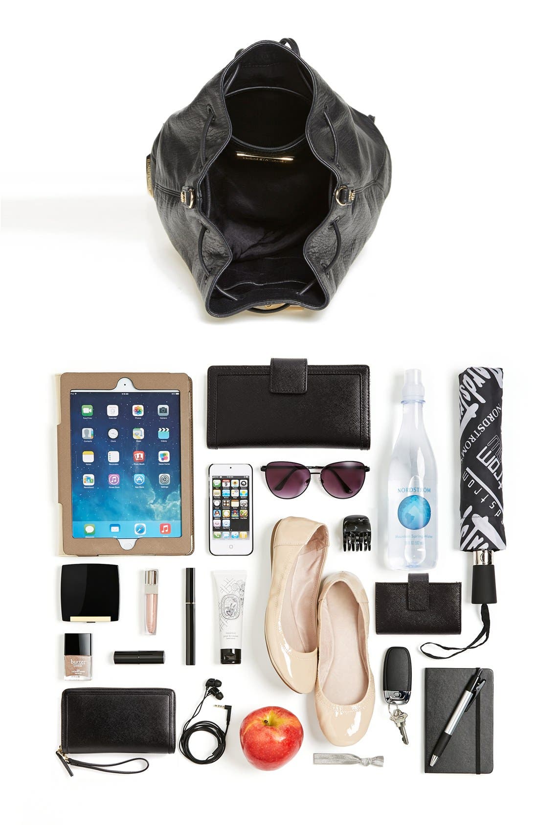 Elizabeth and James 'Cynnie' Leather Sling Backpack, Alternate, color, 