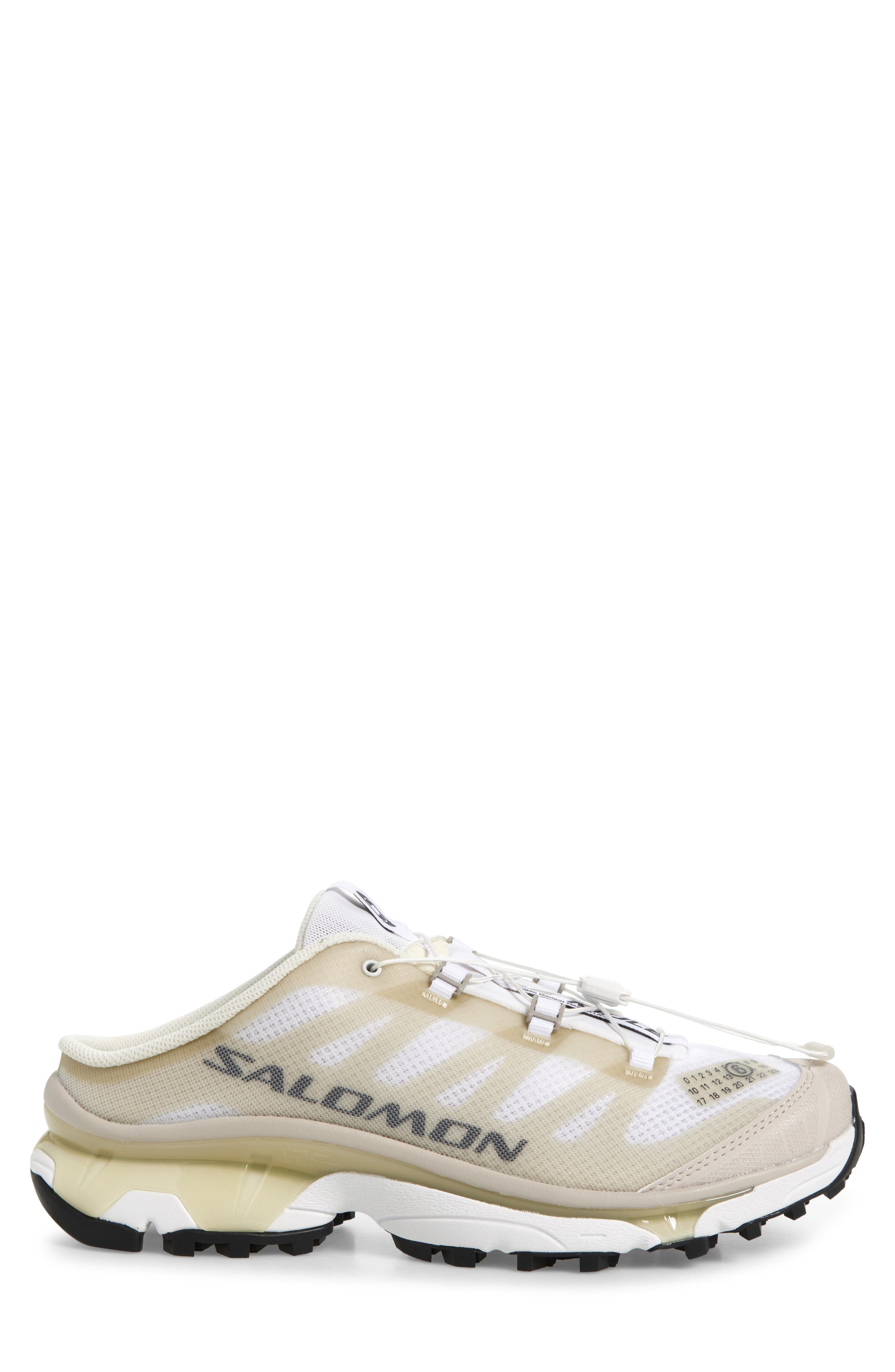 MM6 Maison Margiela x Salomon XT-4 Sneaker Mule, Alternate, color, White/ Green Haz/ Silver