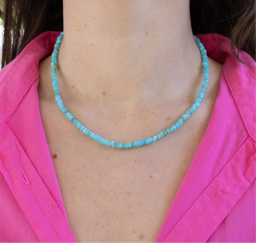 Erin Mcdermott Jewelry Amalfi Turquoise Dreaming Necklace In Blue