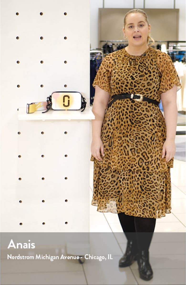 Snapshot Coated Leather Crossbody Bag, sales video thumbnail
