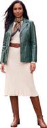Jessica London Leather Blazer