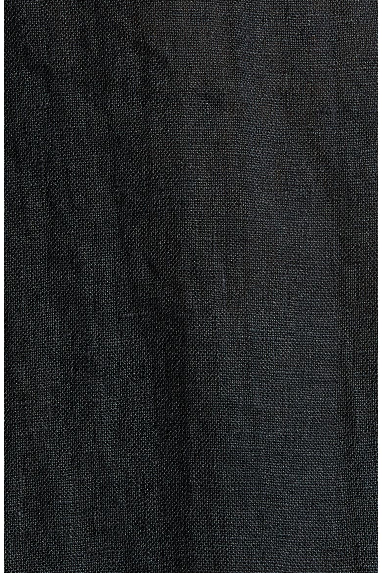 Playa Linen Romper, Alternate, color, ECOLINEN BLACK