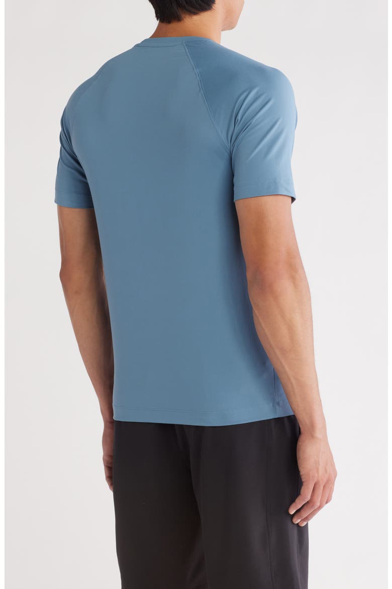 Reign Performance T-Shirt, Alternate, color, BLUE STONE
