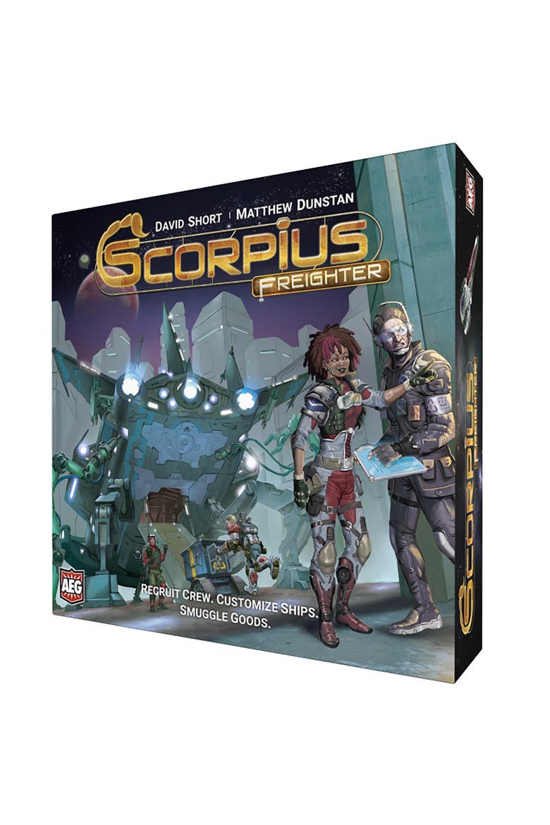 Scorpius Freighter Scifi Tile Placement Game, Main, color, Multicolored