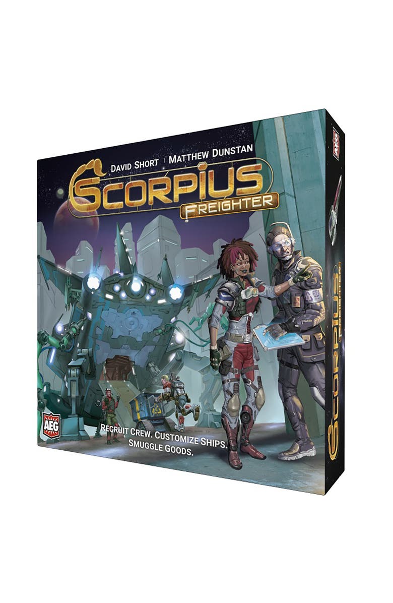 Alderac Entertainment Group (AEG) Scorpius Freighter Scifi Tile Placement Game, Main, color, Multicolored