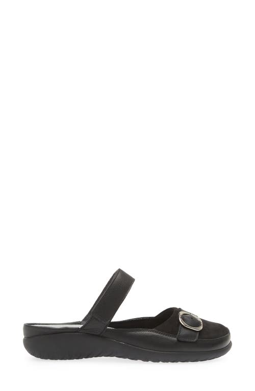 Naot Hongi Mary Jane Mule In Black