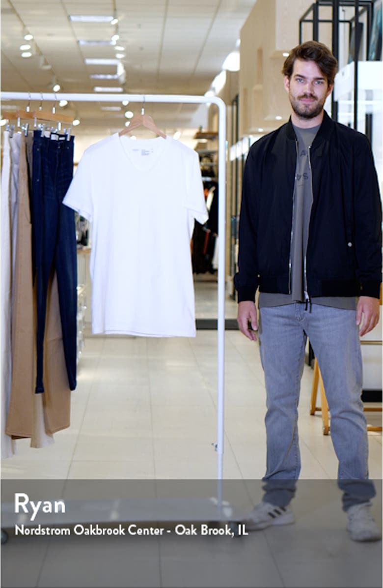 4-Pack Trim Fit Supima<sup>®</sup> Cotton V-Neck T-Shirts, sales video thumbnail