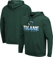 COLOSSEUM Men's Colosseum Green Tulane Green Wave Lantern Pullover Hoodie