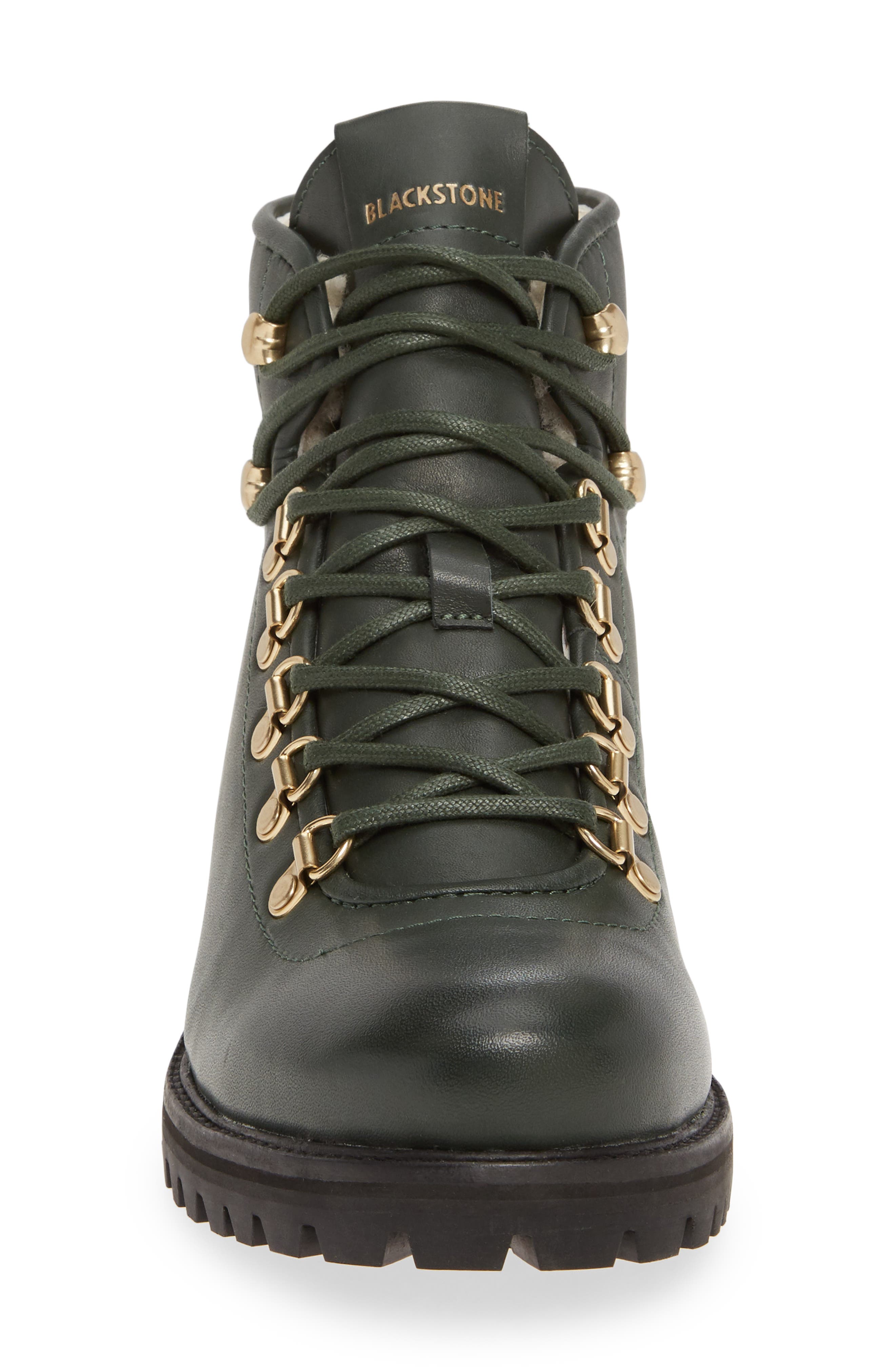 Blackstone SL81 Genuine Shearling Lined Hiking Boot, Alternate, color, Rosin Leather