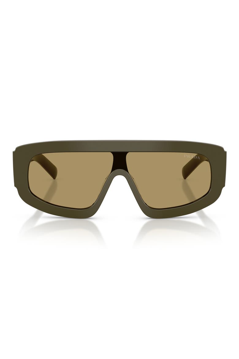 124mm Oversize Irregular Sunglasses, Main, color, LAUREL / GREEN OLIVE
