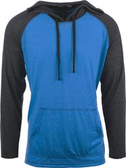 BURNSIDE Colorblock Raglan Sleeve Hoodie