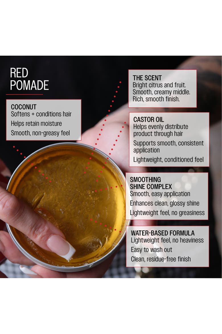 Red Pomade Water Soluble, Alternate, color, None
