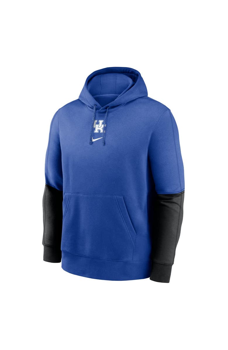 Nike Men's Nike Royal/Anthracite Kentucky Wildcats 2024 Sideline Club Pullover Hoodie, Alternate, color, Royal