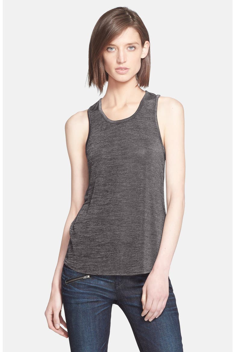 Racerback Tank, Alternate, color, BLACK