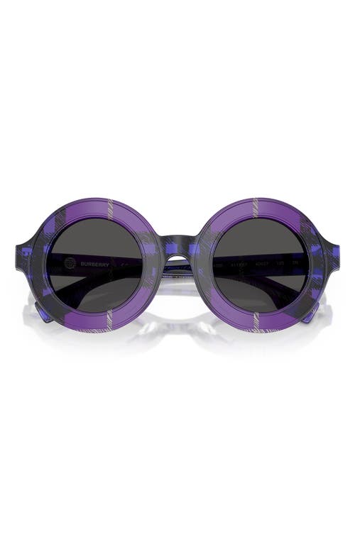Burberry Kids' 40mm Round Sunglasses In Green