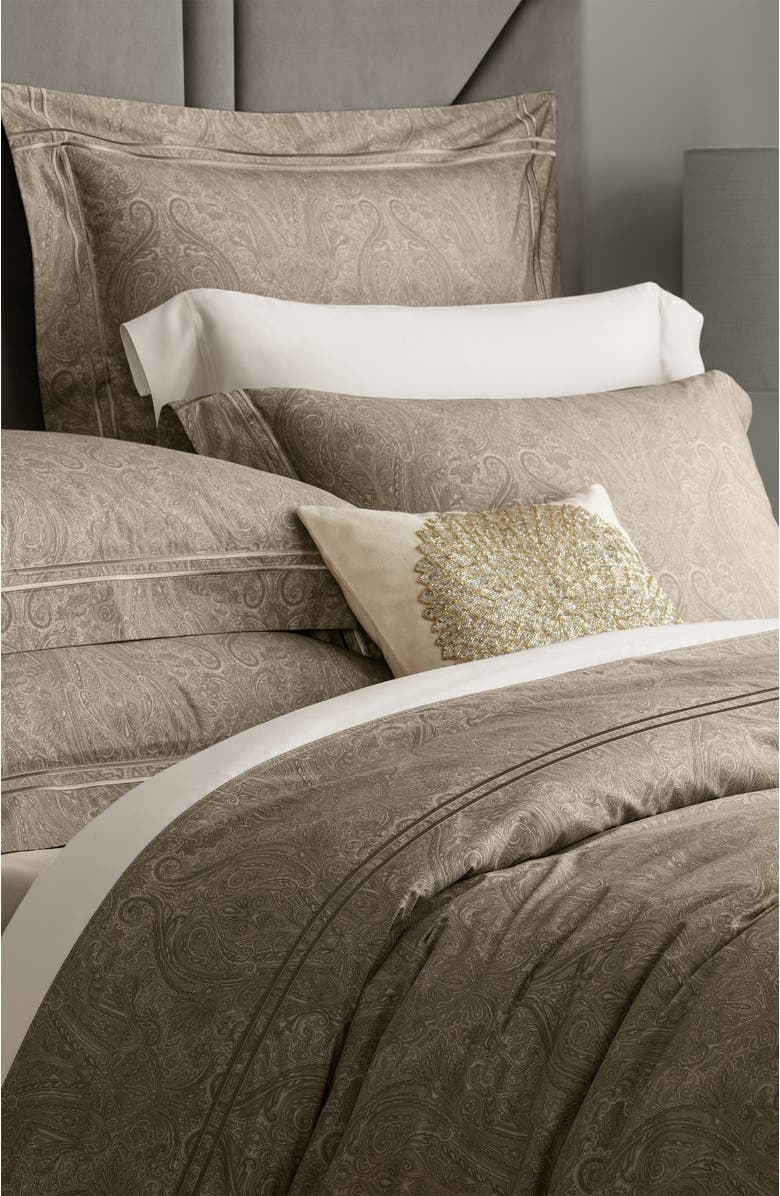 Togas Lavigne duvet cover, Alternate, color, Brown