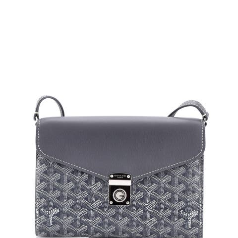 Chypre Wallet on Strap Coated Canvas with Leather