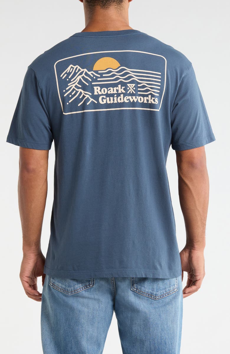 Roark Earth Sea Graphic Regular Fit T-Shirt, Alternate, color, Navy