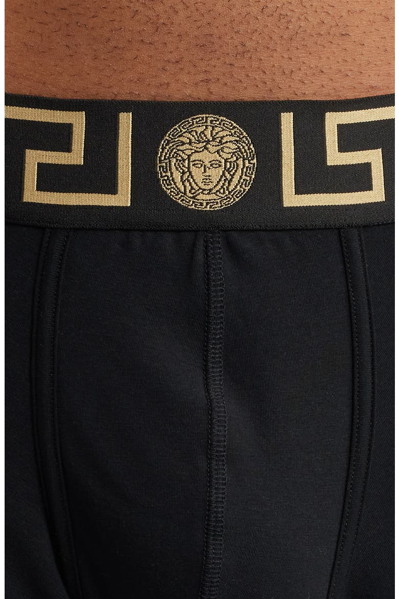 Greek Key Jersey Boxer Briefs, Alternate, color, BLACK GOLD GREEK KEY