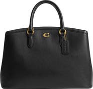 COACH Refined Pebble Leather Tote