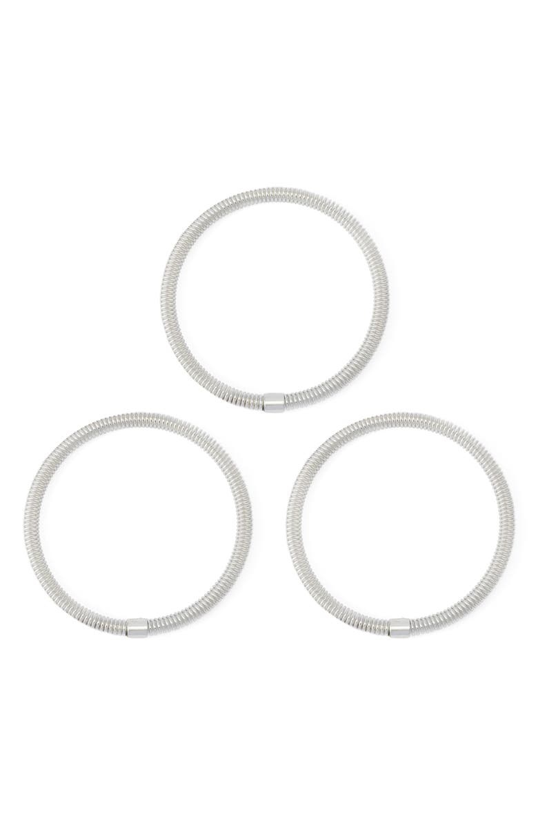 Robert Lee Morris Set of Three Coiled Bangles, Alternate, color,