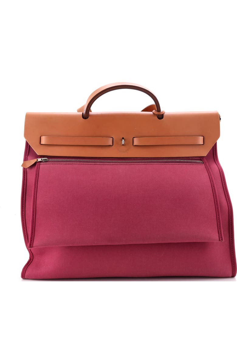 81034712 Herbag Zip Leather and Toile 39, Alternate, color,